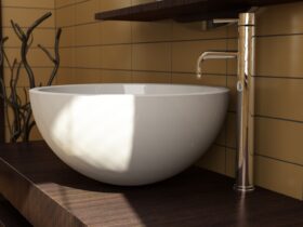 Close Up Shot Of White Round Sink In Bathroom 2021 08 26 16 34 56 Utc