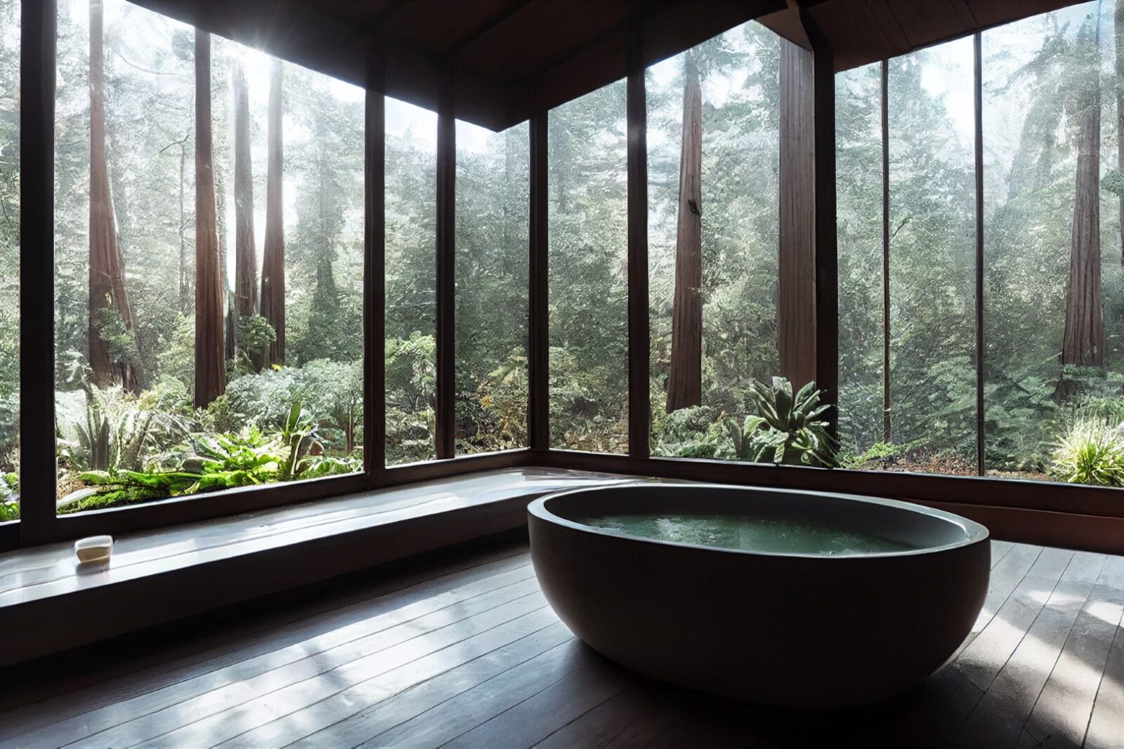 Elegant Attic Bathroom With Bathtub Boho Style Ba 2022 10 03 20 45 18 Utc