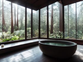 Elegant Attic Bathroom With Bathtub Boho Style Ba 2022 10 03 20 45 18 Utc