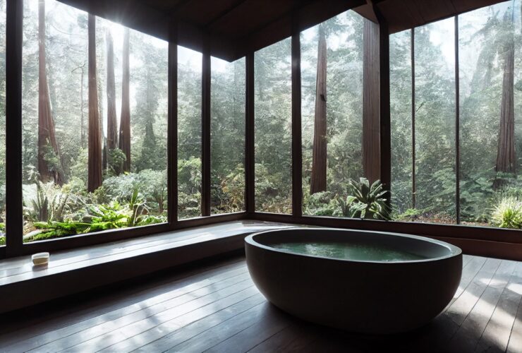 Elegant Attic Bathroom With Bathtub Boho Style Ba 2022 10 03 20 45 18 Utc