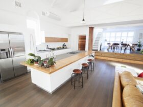 Home Interior With Open Plan Kitchen And Dining Ar 2021 08 26 16 14 05 Utc