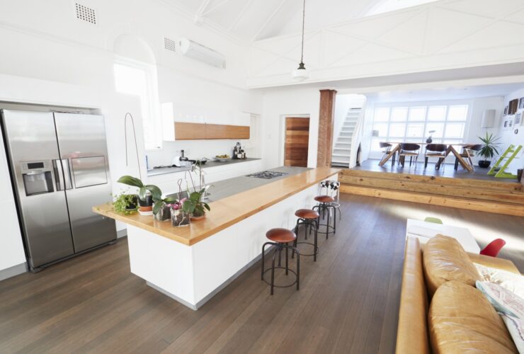 Home Interior With Open Plan Kitchen And Dining Ar 2021 08 26 16 14 05 Utc