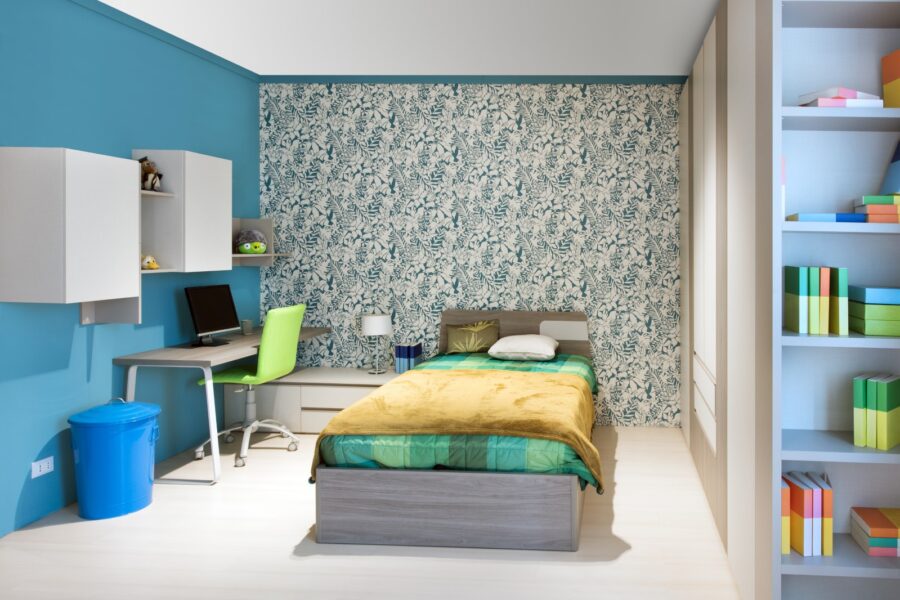 Neat Teenagers Bedroom With Blue Decor 2021 08 26 22 34 28 Utc