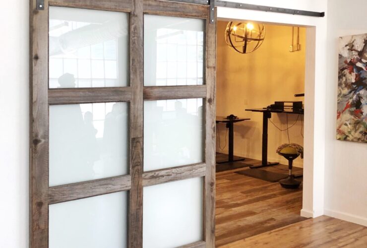 Reclaimed Wood And Glass Sliding Barn Door 2022 11 16 19 10 18 Utc