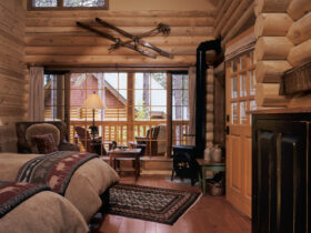 Resort Log Cabin Interior