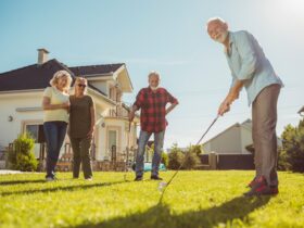Senior Neighbors Having Fun Playing Mini Golf In T 2023 05 12 22 58 43 Utc