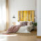 Spacious warm bedroom