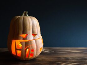 Spooky Jack Shaped Pumpkin For Halloween With Cut 2022 01 27 19 40 37 Utc