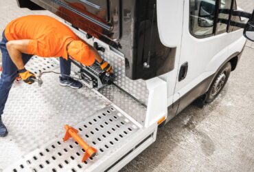Tow Truck Driver Getting Ready To Load The Car Usi 2022 11 28 18 49 44 Utc