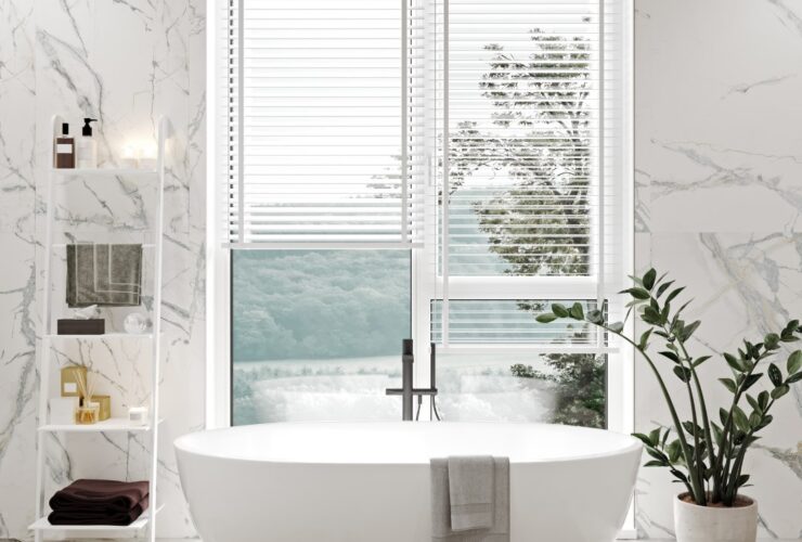 White And Light Marble Bathroom Interior With Bath 2022 04 29 00 40 11 Utc