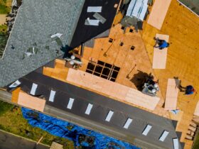A Roofer Nailing Shingles With Air Gun Replacing 2022 11 12 11 27 29 Utc