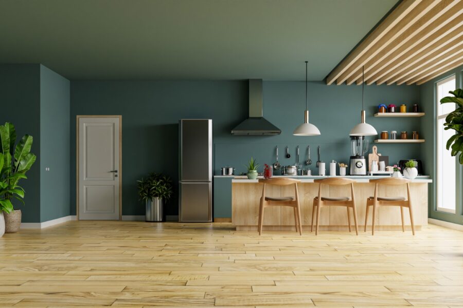 Cozy Modern Kitchen Room Interior Design With Dark 2022 12 16 11 55 48 Utc
