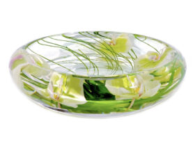 Emilio Robba Green Phalaenopsis Flower Bowl 61315