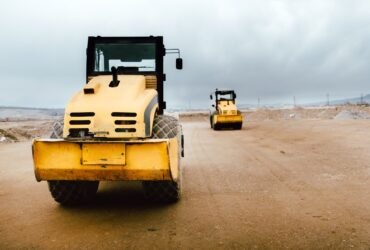 Industrial Roadworks At Highway With Heavy Duty M 2021 08 26 15 28 01 Utc