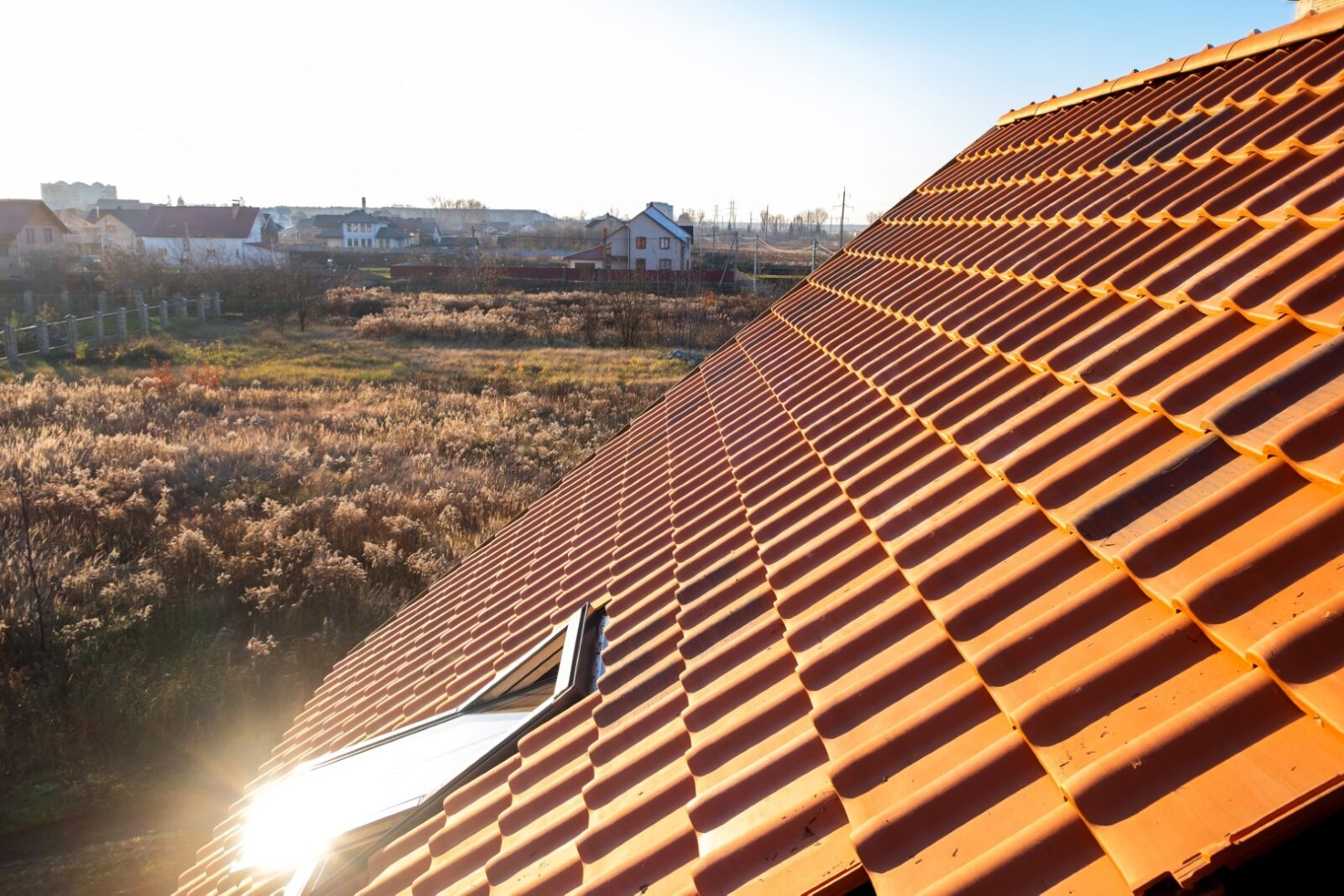 Overlapping Rows Of Yellow Ceramic Roofing Tiles C 2022 03 15 15 23 44 Utc