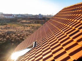Overlapping Rows Of Yellow Ceramic Roofing Tiles C 2022 03 15 15 23 44 Utc