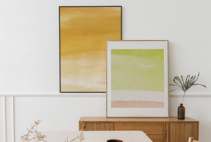 Picture Frames With Abstract Wall Art Hanging And 2022 12 16 01 09 10 Utc