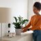 Black Woman Putting Vase With Plant On Cupboard 2023 11 27 05 00 01 Utc1