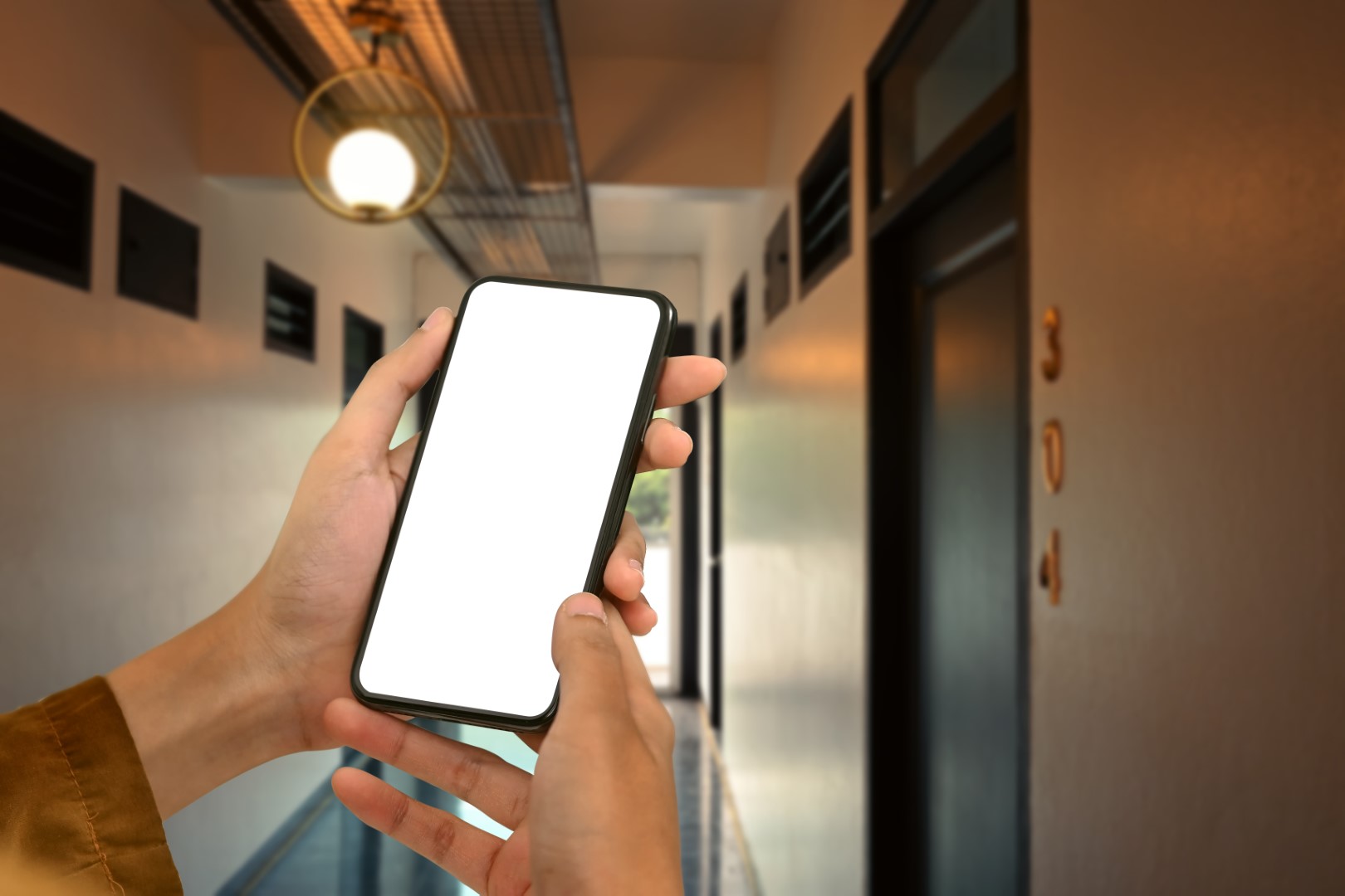 Close Up Of Female Hands Holding Smartphone With B 2023 11 27 05 27 25 Utc