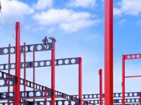 Construction Workers Installing Castellated Beam O 2023 11 27 05 22 18 Utc