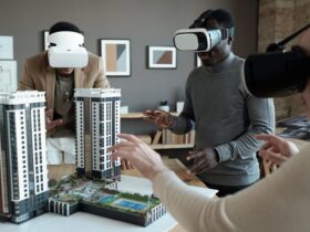 Group Of Architects In Vr Headsets Standing Around 2023 11 27 05 30 46 Utc