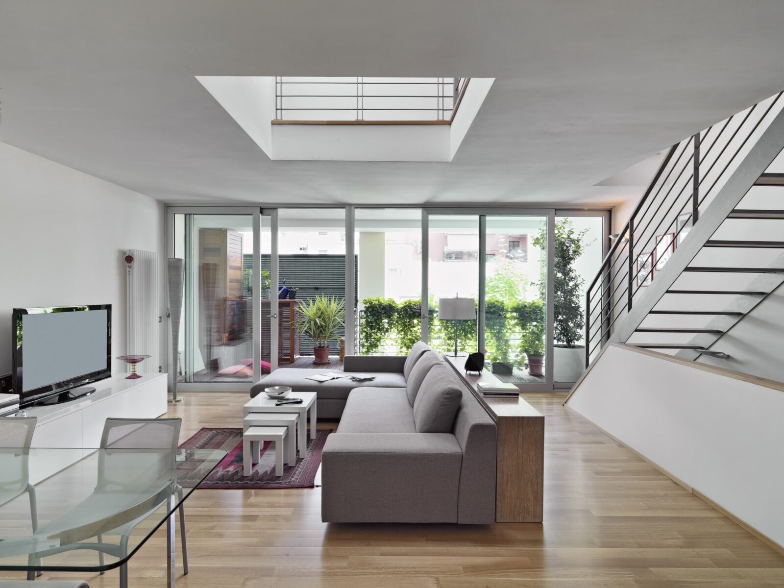 Interiors of a Modern Living Room