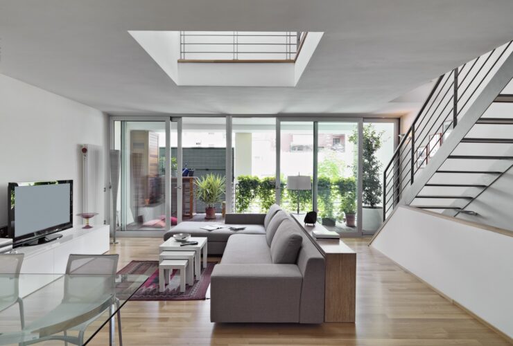 Interiors of a Modern Living Room