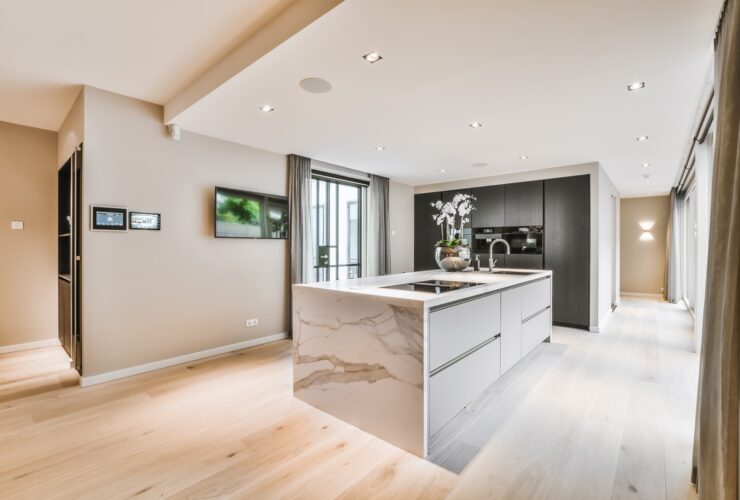 Kitchen And Dining Zone In Modern Apartment 2023 11 27 05 14 10 Utc