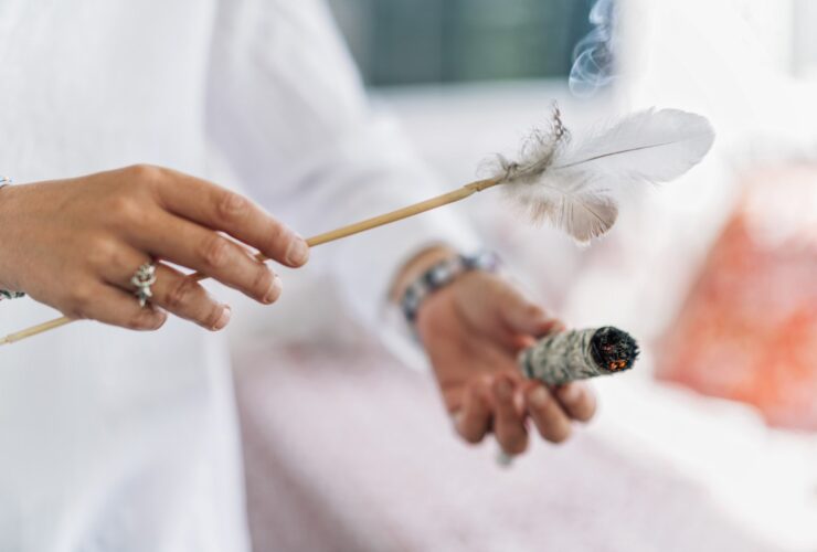 Spiritual Cleansing Burning Sage Indoors 2023 11 27 05 18 55 Utc