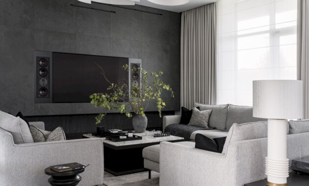 A Modern House With A Monochrome Interior 103