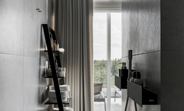 A Modern House With A Monochrome Interior 46