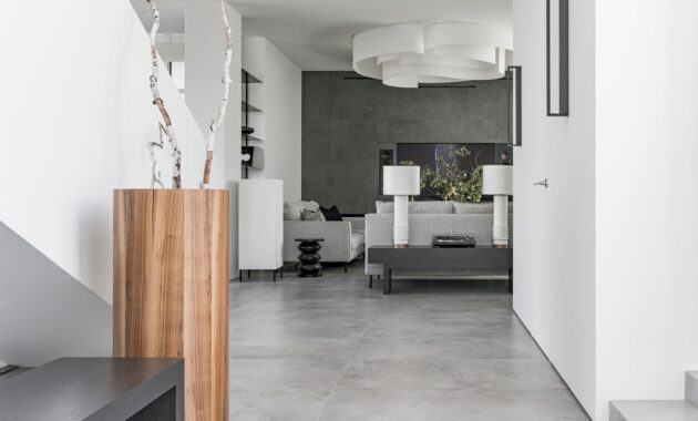 A Modern House With A Monochrome Interior 66