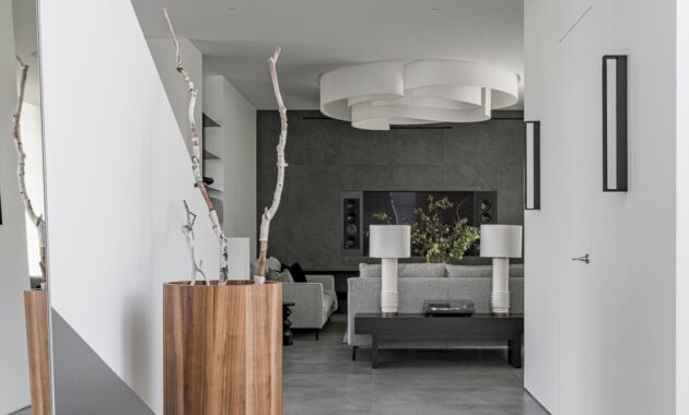 A Modern House With A Monochrome Interior 68