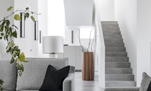 A Modern House With A Monochrome Interior 89