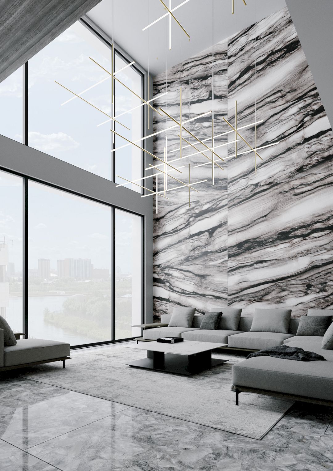 Photo inspiration: Visual Reference: Riviera Refined A Two Level Penthouse With Panoramic River Views