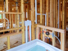 Interior Wall Framing With Piping And Bathroom Ins 2023 11 27 05 22 52 Utc