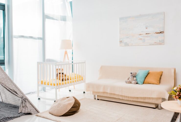 Modern Interior Design Of Nursing Room With Crib 2023 11 27 05 21 33 Utc