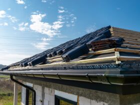 Roof Ceramic Tile Arranged In Packets On The Roof 2023 11 27 04 56 41 Utc