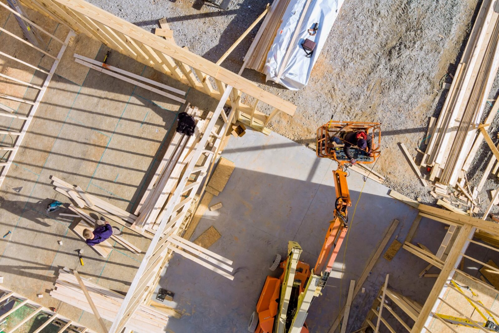 Wood Building Frame On New Residential Constructio 2023 11 27 04 52 41 Utc