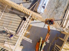Wood Building Frame On New Residential Constructio 2023 11 27 04 52 41 Utc