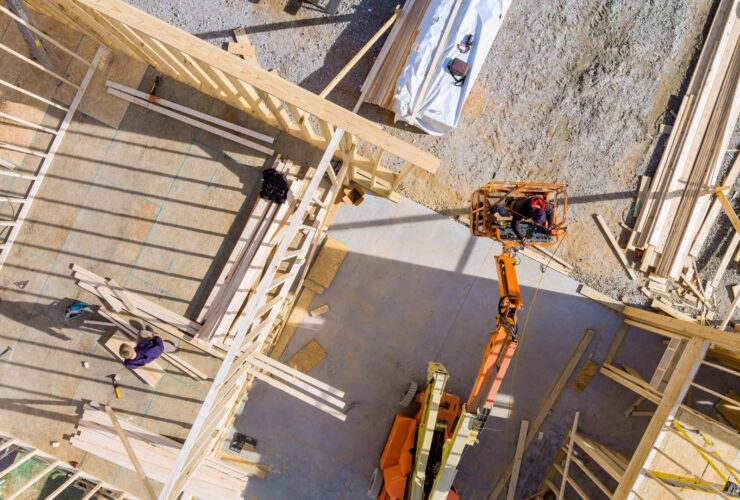 Wood Building Frame On New Residential Constructio 2023 11 27 04 52 41 Utc