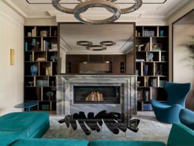 A 320 M2 Moscow House With A Bespoke Quartzite Fireplace 43