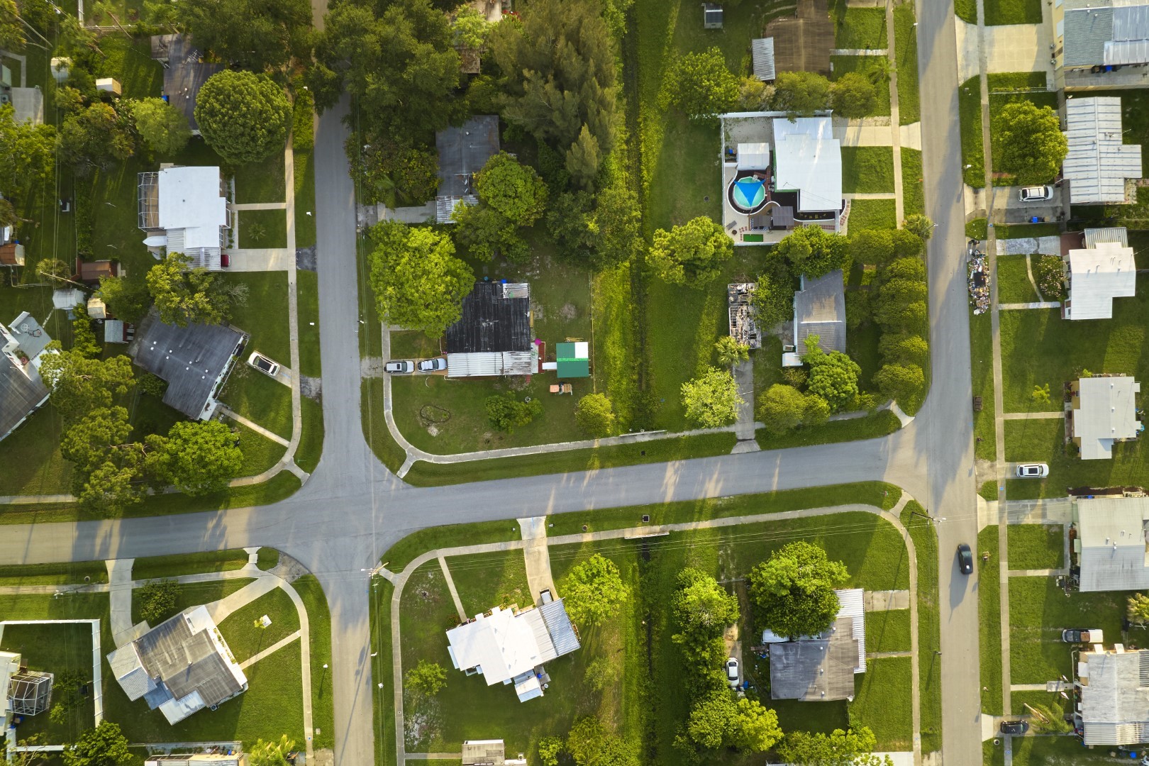 Aerial View Of Suburban Landscape With Private Hom 2024 02 12 14 01 52 Utc