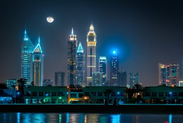 Amazing Night Panorama Of Jumeirah Beach Skycraper 2023 11 27 05 08 41 Utc