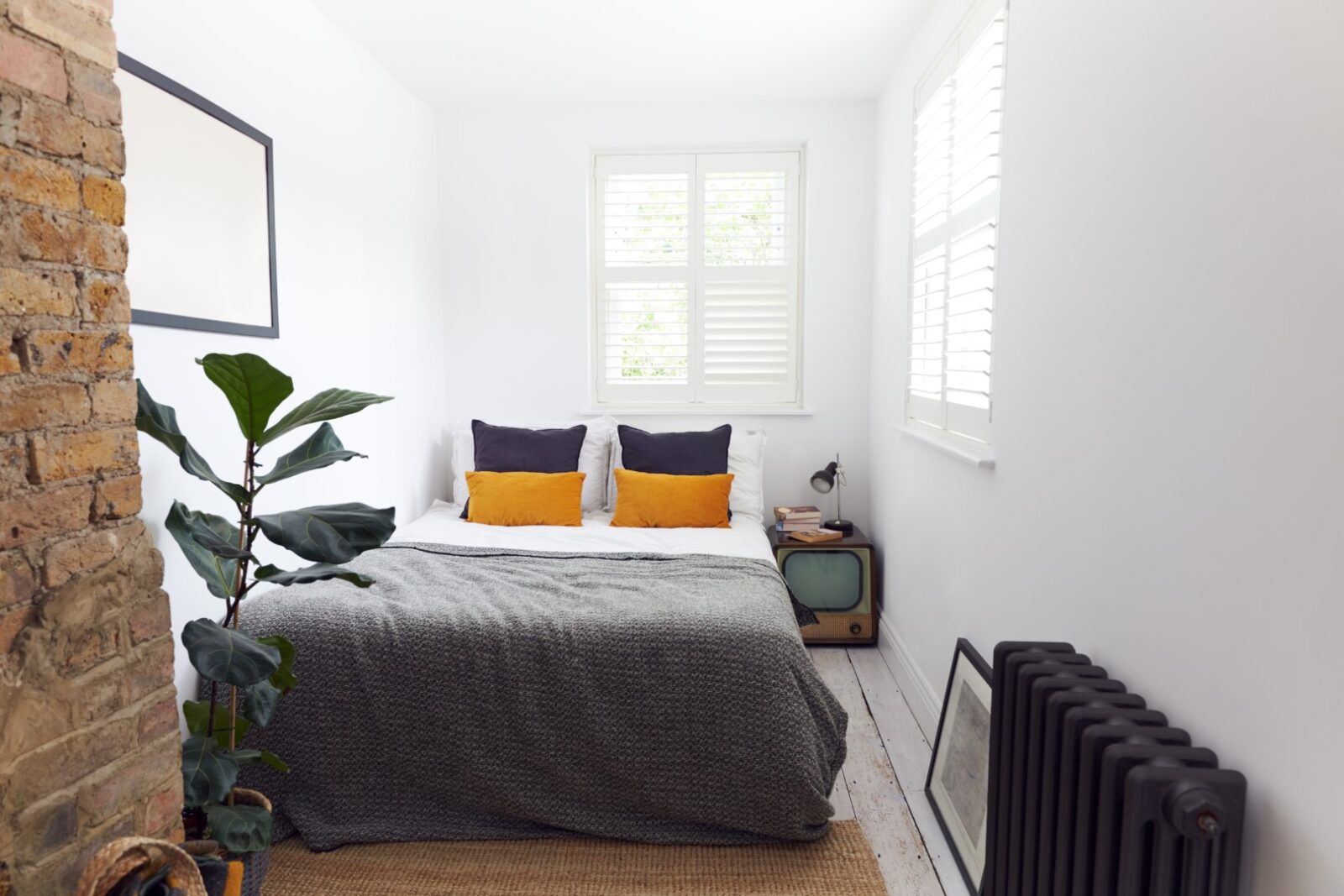 Empty Interior Of Contemporary Bedroom With Bed An 2023 11 27 05 25 48 Utc