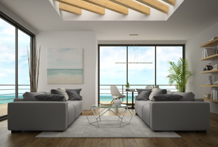 Interior Of Modern Design Room With Sea View 3d Re 2023 11 27 05 11 57 Utc