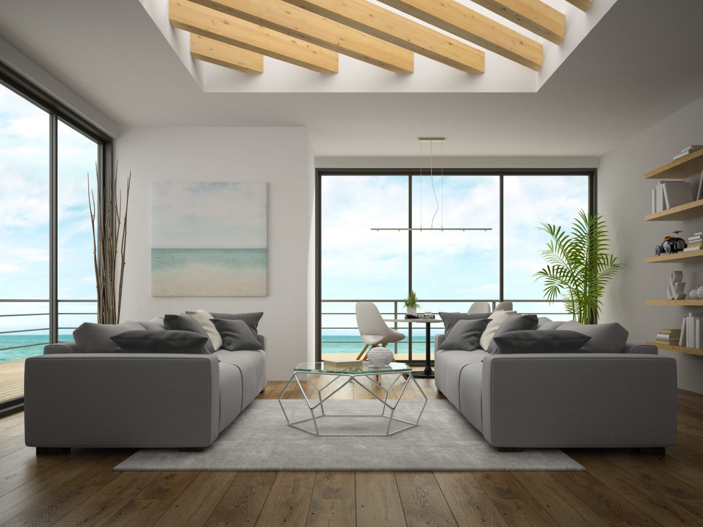 Interior Of Modern Design Room With Sea View 3d Re 2023 11 27 05 11 57 Utc