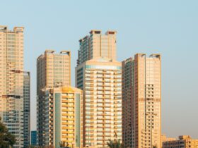 New Residential Multi Storey Houses On Blue Sky R 2023 11 27 05 34 28 Utc