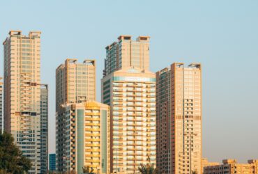 New Residential Multi Storey Houses On Blue Sky R 2023 11 27 05 34 28 Utc