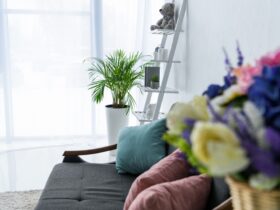 Selective Focus Of Sofa With Pillows In Stylish Li 2023 11 27 04 59 21 Utc